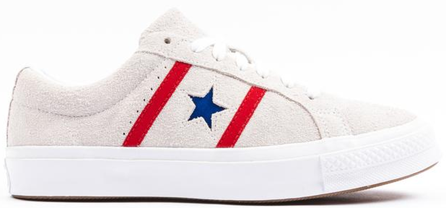 Tenisky a topánky Converse One Star Academy Ox White Red Blue Biela | 164390C, 0