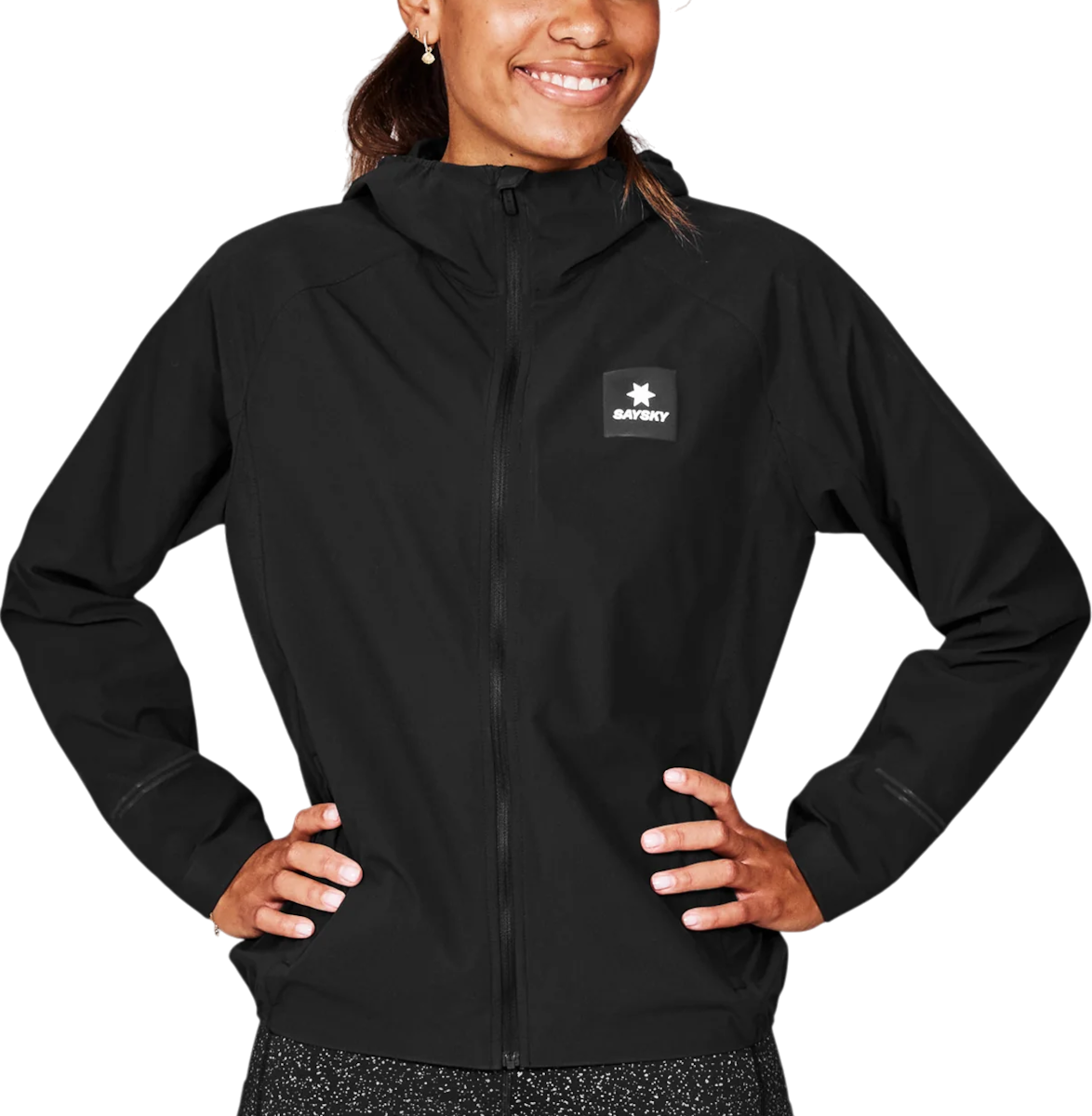 Vetrovka Saysky Saysky Clean Pace Hooded Jacket Čierna | xwrja20c901, 0