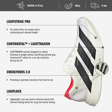 Tenisky a topánky adidas Performance Adizero Adios Pro 4 Rôznofarebný | jr4797, 5