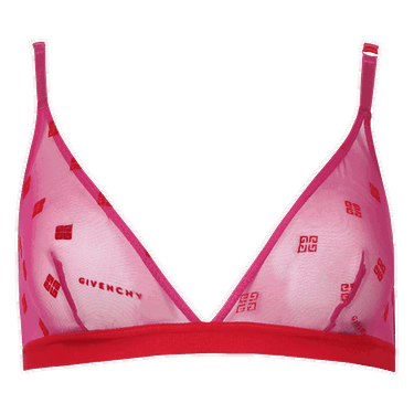 Podprsenka Givenchy Jacquard Bra Ružová | BWB01E30U0 910, 0