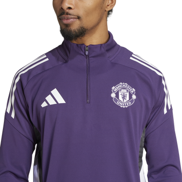 Tričko adidas Originals Manchester United TR TOP Long Sleeve Training Shirt 2025/26 Fialová | jp3124, 4