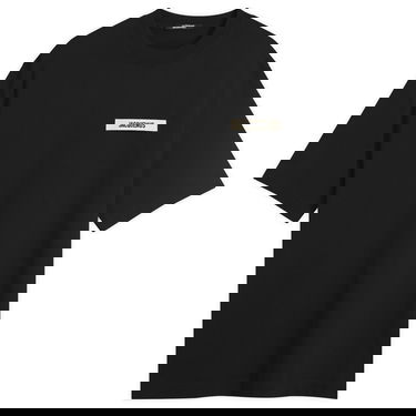 Tričko Jacquemus Jacquemus Grosgrain Logo T-Shirt, Size Large Čierna | 25HTSM00133AJ00226-990, 0