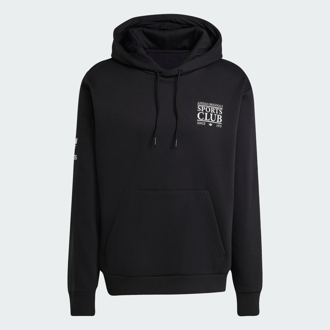 Mikina adidas Performance Sports Club Graphic Hoodie Čierna | JX3058, 0