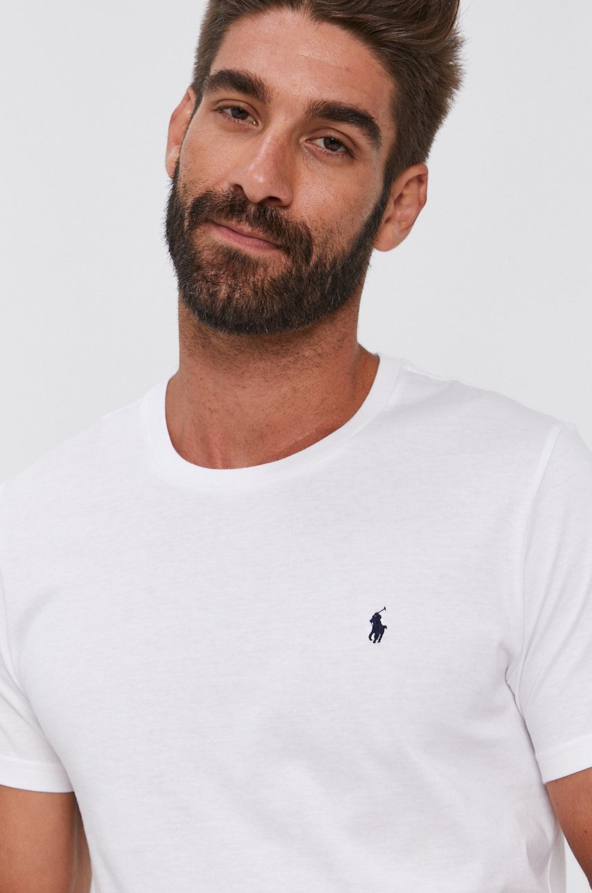 Tričko Polo by Ralph Lauren Cotton T-Shirt Biela | 714844756004, 0