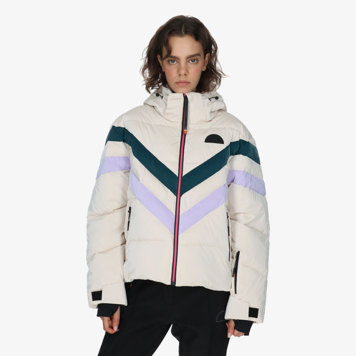 Prešívaná bunda Ellesse Milica Chevron Stripe Puffer Jacket Rôznofarebný | ELA253F501-92, 1