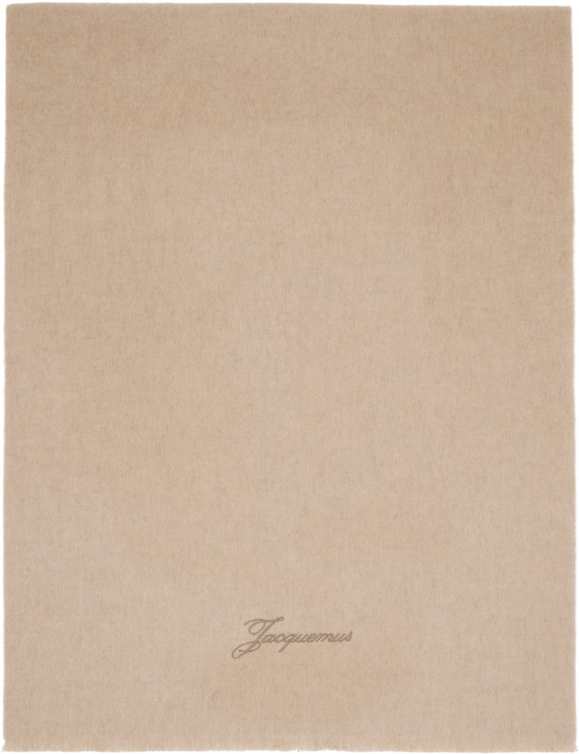 Šál Jacquemus The Tailleur Scarf Béžová | 25HACU00792AK00290
