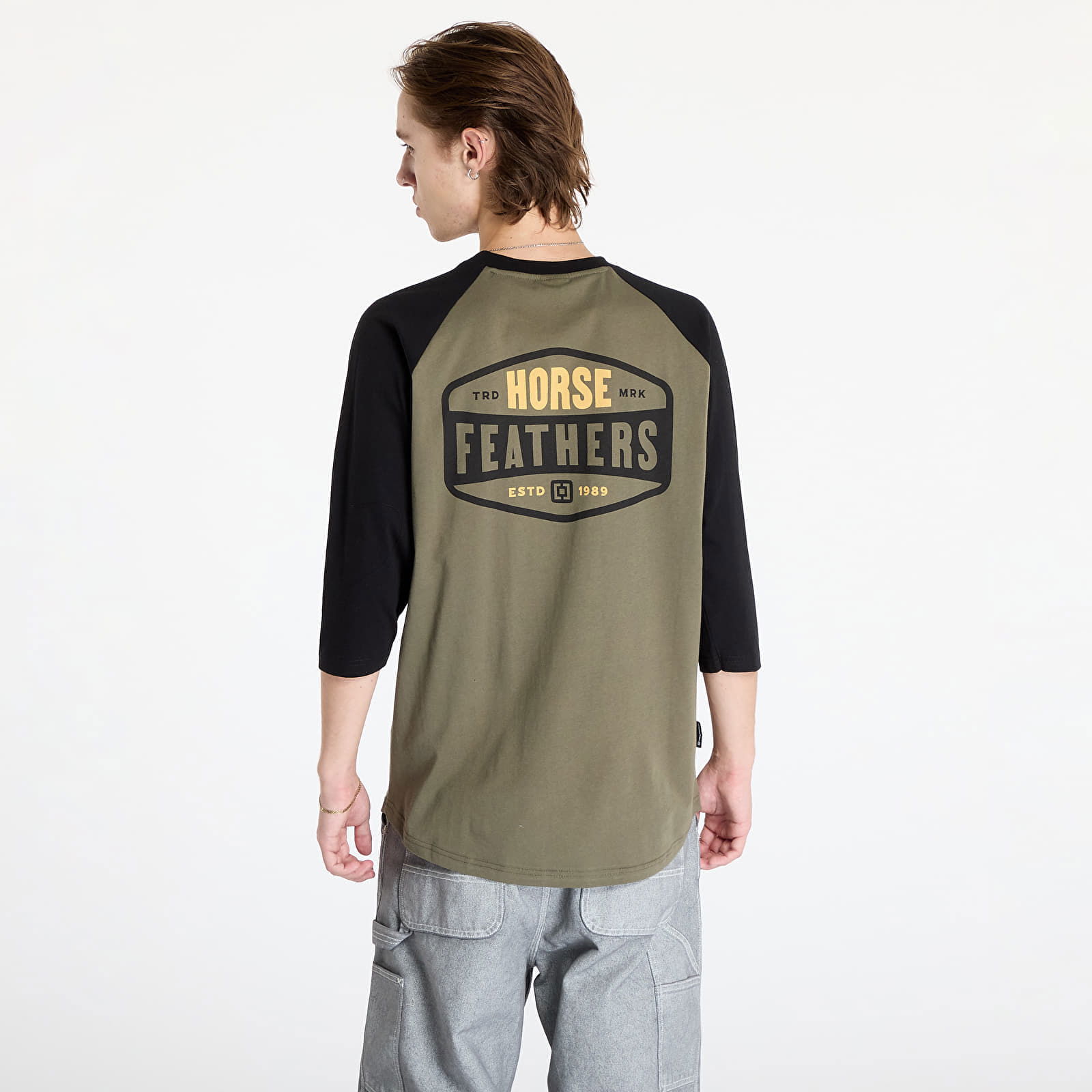 Hexagon II Raglan T-Shirt Burnt Olive M