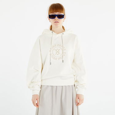 Mikina DAILY PAPER Poppy Logo Hoody Egret Béžová | 2311131, 1