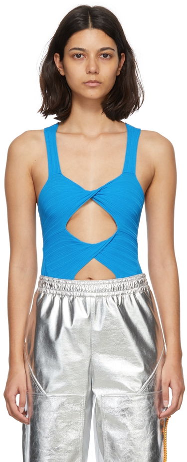 Body Stella McCartney Cutout Bodysuit Modrá | 6K00193S2314, 0