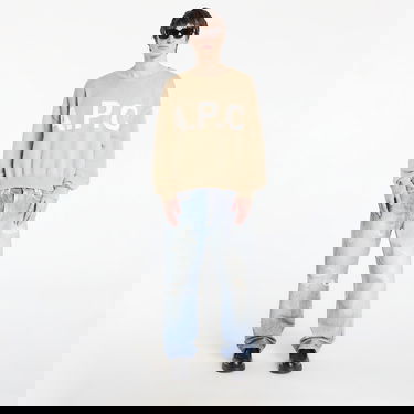 Sveter A.P.C. Logo Jumper XXL Béžová | WOASL-M23009 AAE, 4