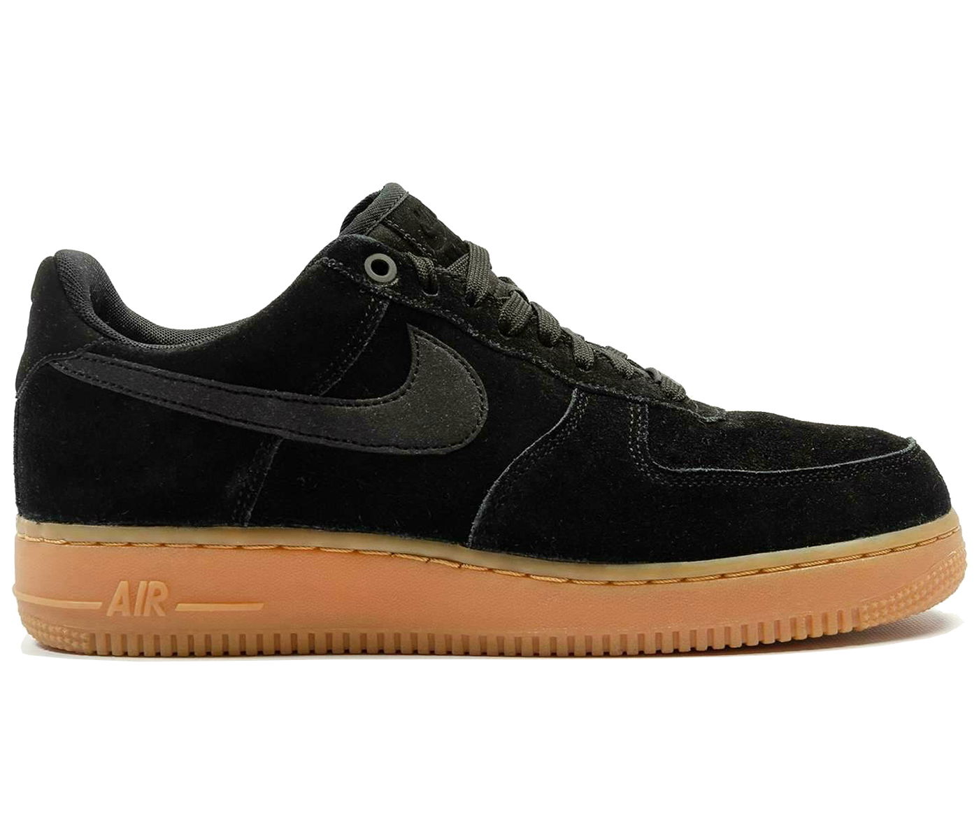 Tenisky a topánky Nike Air Force 1 Low '07 Black Suede Gum Čierna | AA1117-001, 0