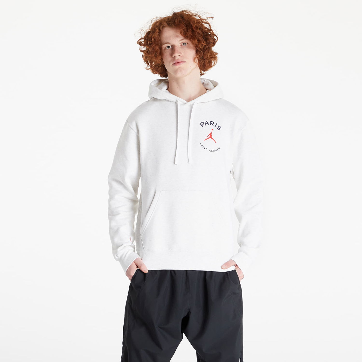 Mikina Jordan Paris Saint-Germain Fleece Pullover Hoodie Biela | DJ0395-051, 0