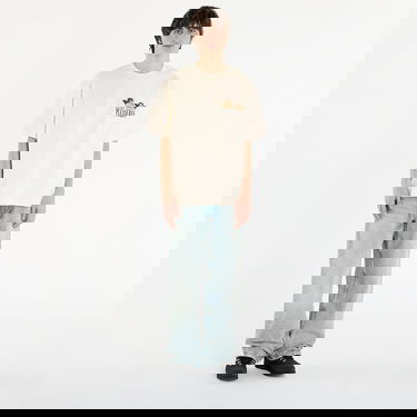 Tričko Pleasures T-Shirt Dynamic Short Sleeve Crewneck Béžová | P25F046-ECRU, 3