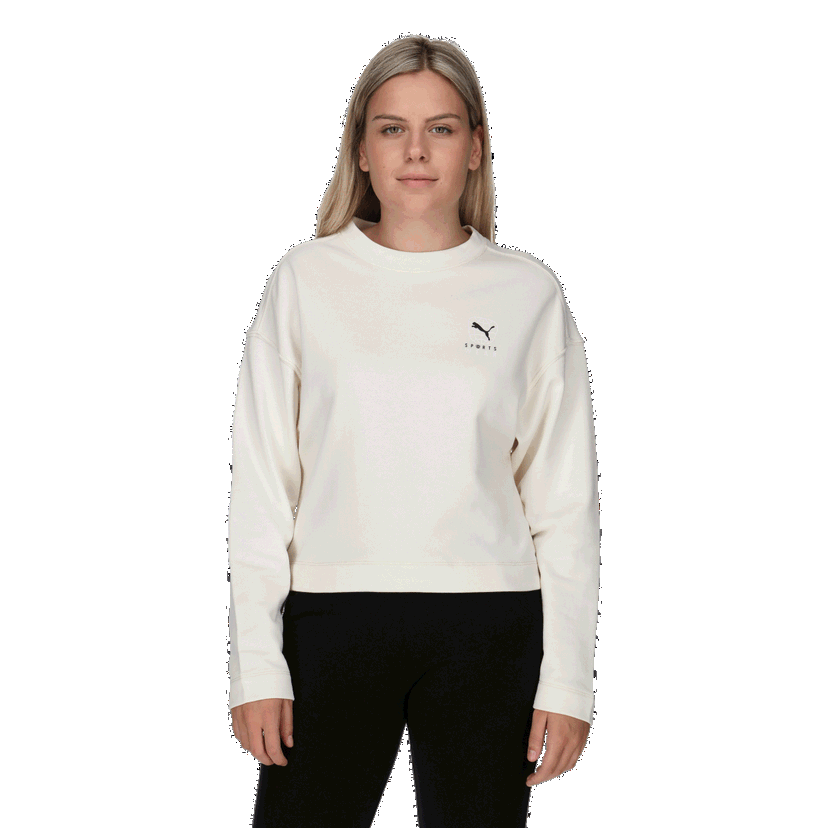 Mikina Puma BETTER SPORTSWEAR Crewneck Sweatshirt Biela | 679008-99