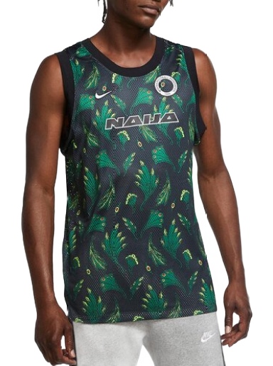 Dres Nike Nigeria Sleeveless Basketball Top Zelené | CU1399-302