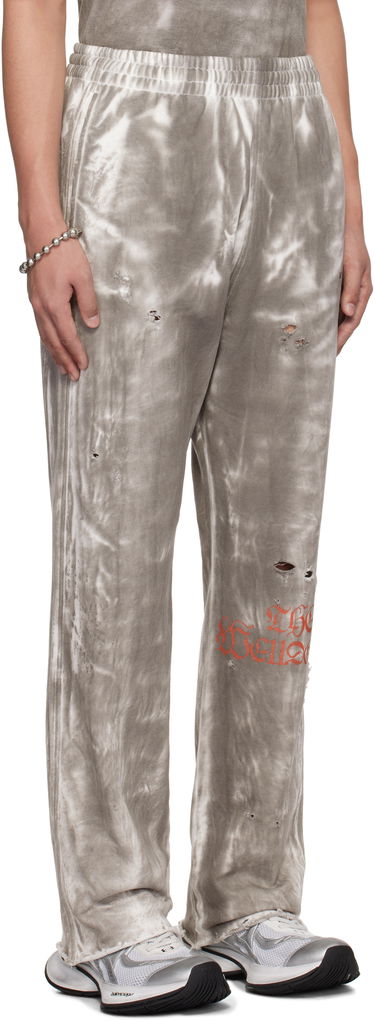 Tepláky We11done We11done Distressed Tie-Dye Sweatpants Šedá | WD-TA0-25-721-U-BK, 1