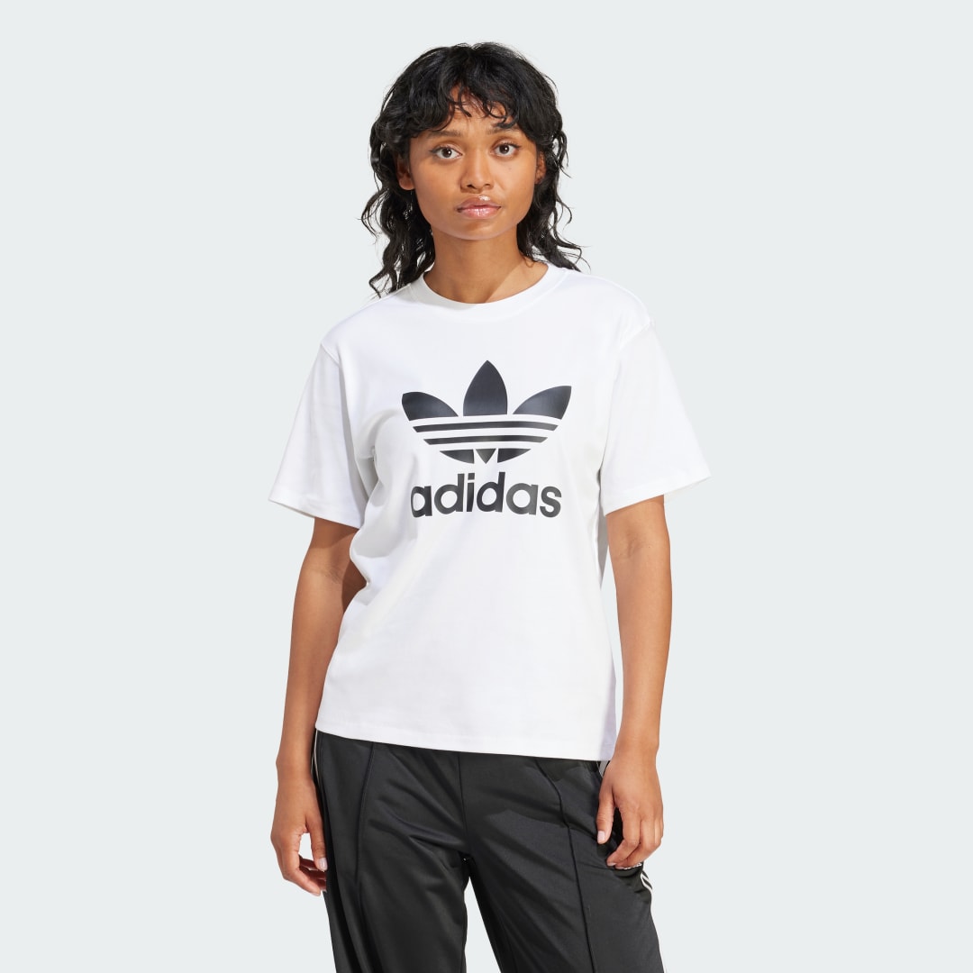 Tričko adidas Originals Trefoil Regular T-Shirt Biela | IR9534, 1