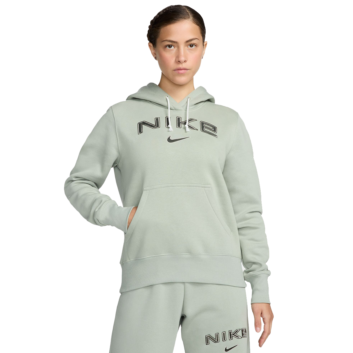 Mikina Nike Phoenix Fleece Hoodie Zelené | HM9751-370, 0