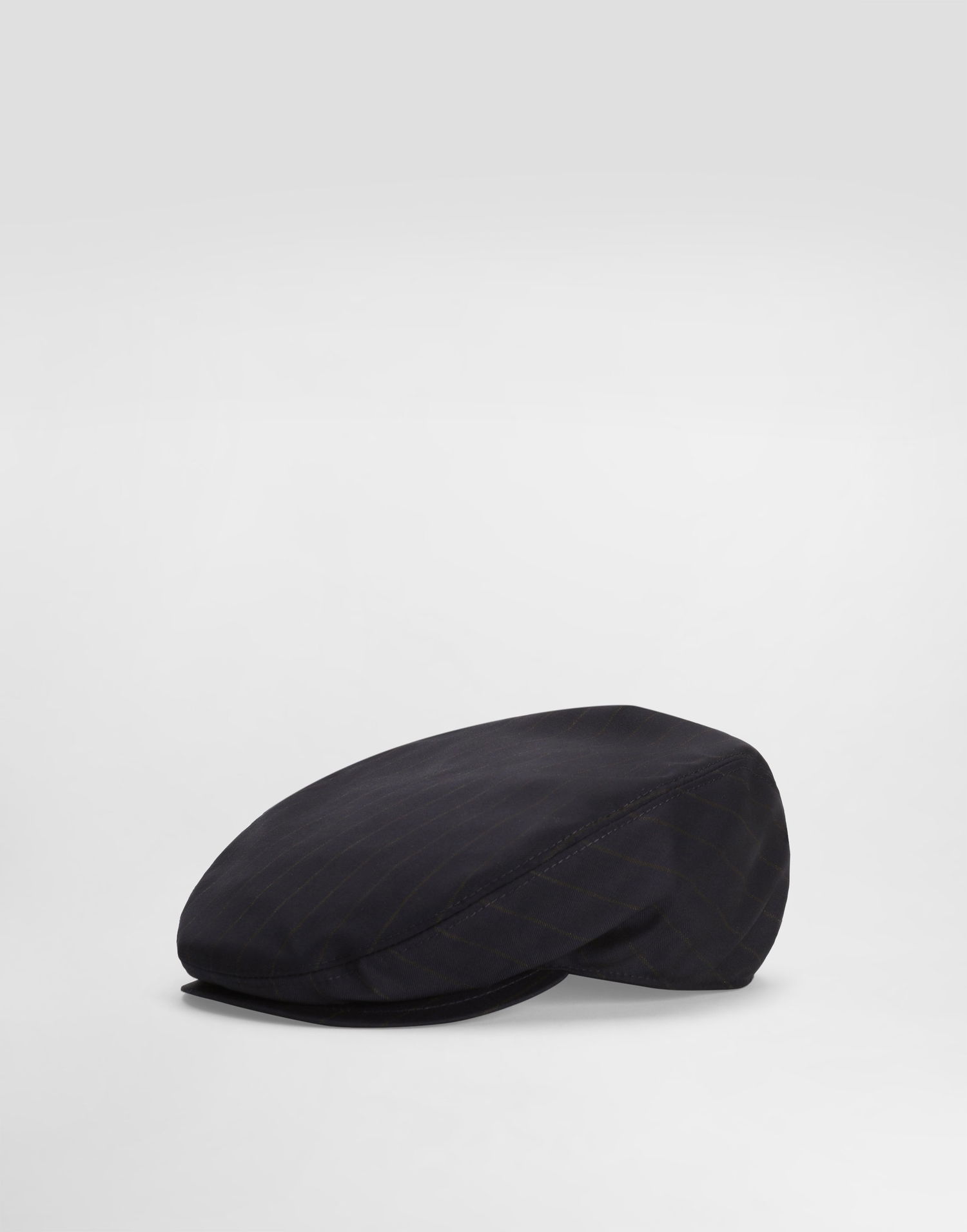 Šiltovka Dolce & Gabbana Virgin Wool Pinstripe Flat Cap 59 Čierna | GH587ZFR227S8052, 0