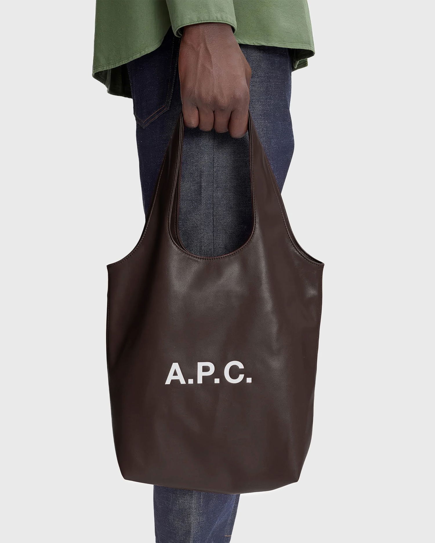 Tote bag A.P.C. A.P.C. Ninon Small Tote Bag Hnedá | PUAAT-M61861-CAE, 1
