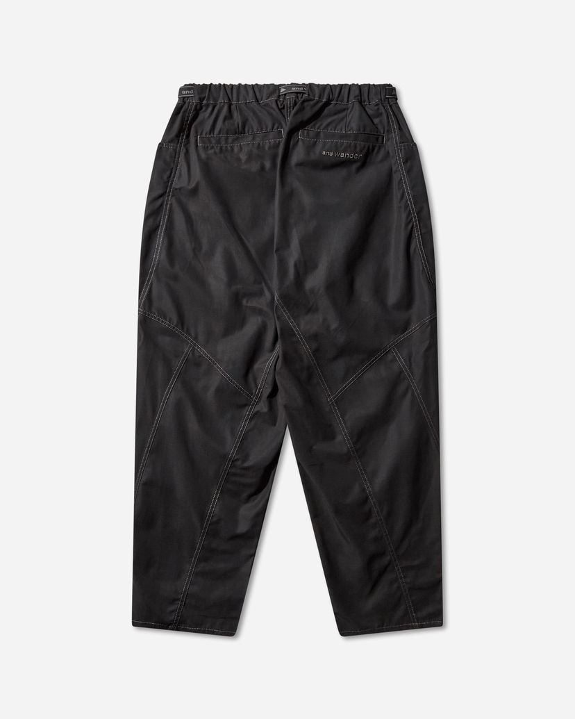 Nohavice and wander High Count Cloth Wide Pants Čierna | 5745282097 010