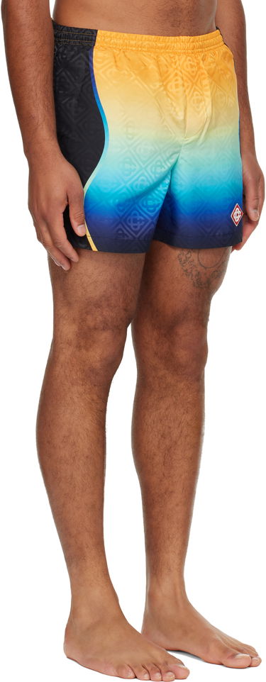 Plavky Casablanca Casablanca Multicolor Gradient Jacquard Swim Shorts Rôznofarebný | M-AW25-TR-224-01, 1
