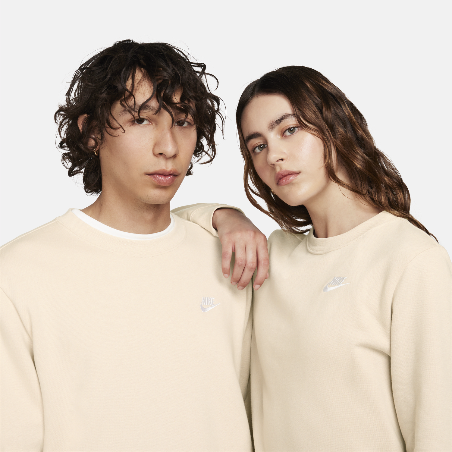 Mikina Nike Sportswear Club Fleece Béžová | DQ5473-126, 1