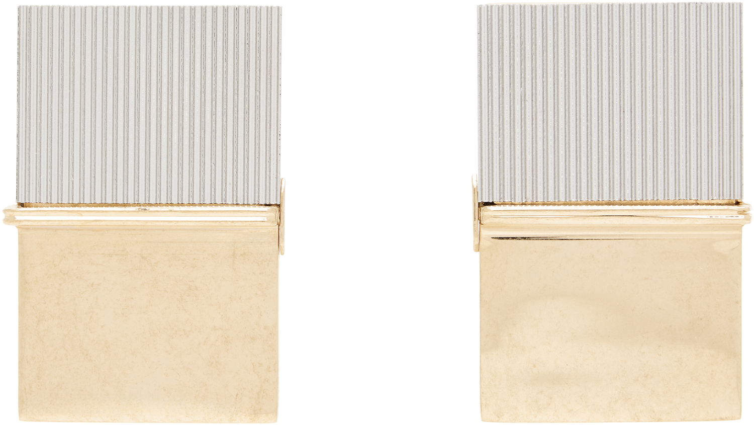 Náušnice Acne Studios Notepad Ribbed Rectangular Drop Earrings Rôznofarebný | C50480-, 0