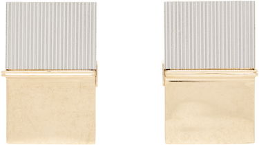 Náušnice Acne Studios Notepad Ribbed Rectangular Drop Earrings Rôznofarebný | C50480-, 0