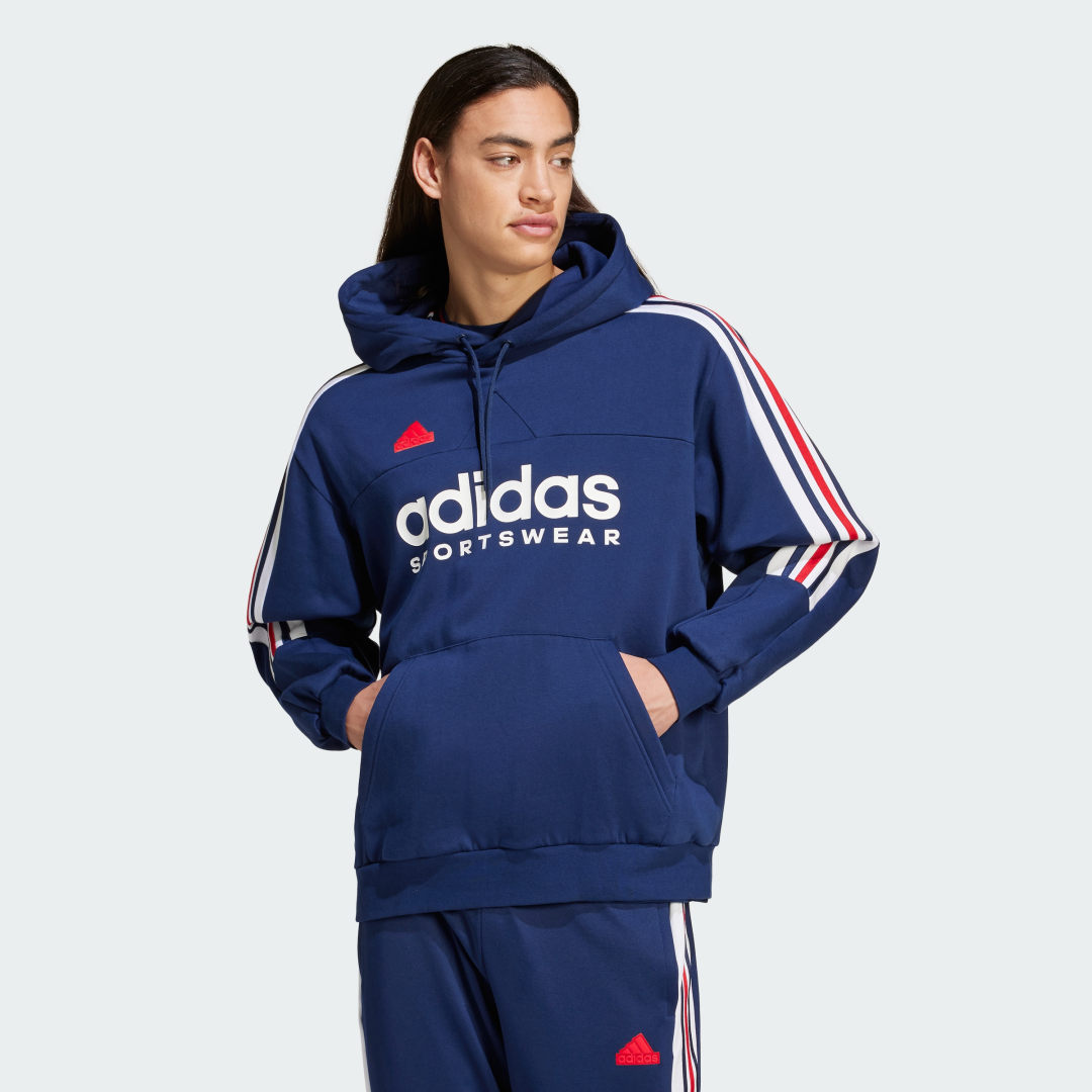 Mikina adidas Performance House of Tiro Nations Pack Hoodie Modrá | IY4530, 0