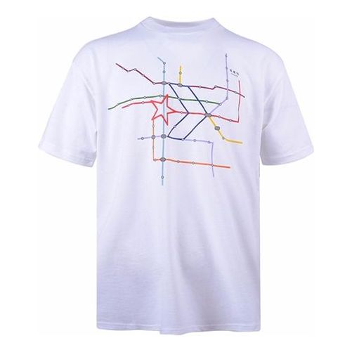 Tričko Converse Short Sleeve Graphic T-Shirt Biela | 10020851-A01