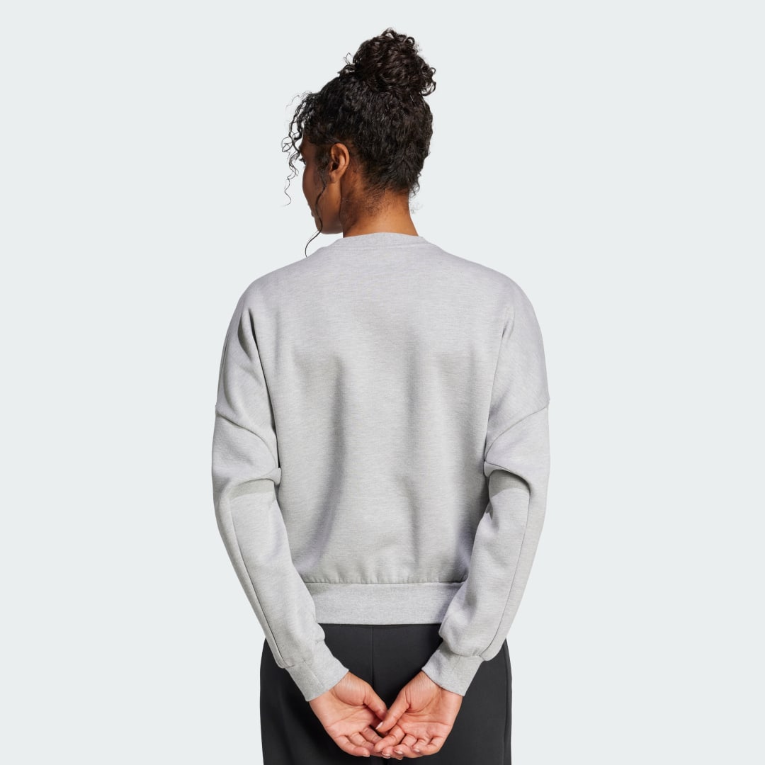 Mikina adidas Performance Z.N.E. Crewneck Sweatshirt Šedá | JC5403, 1
