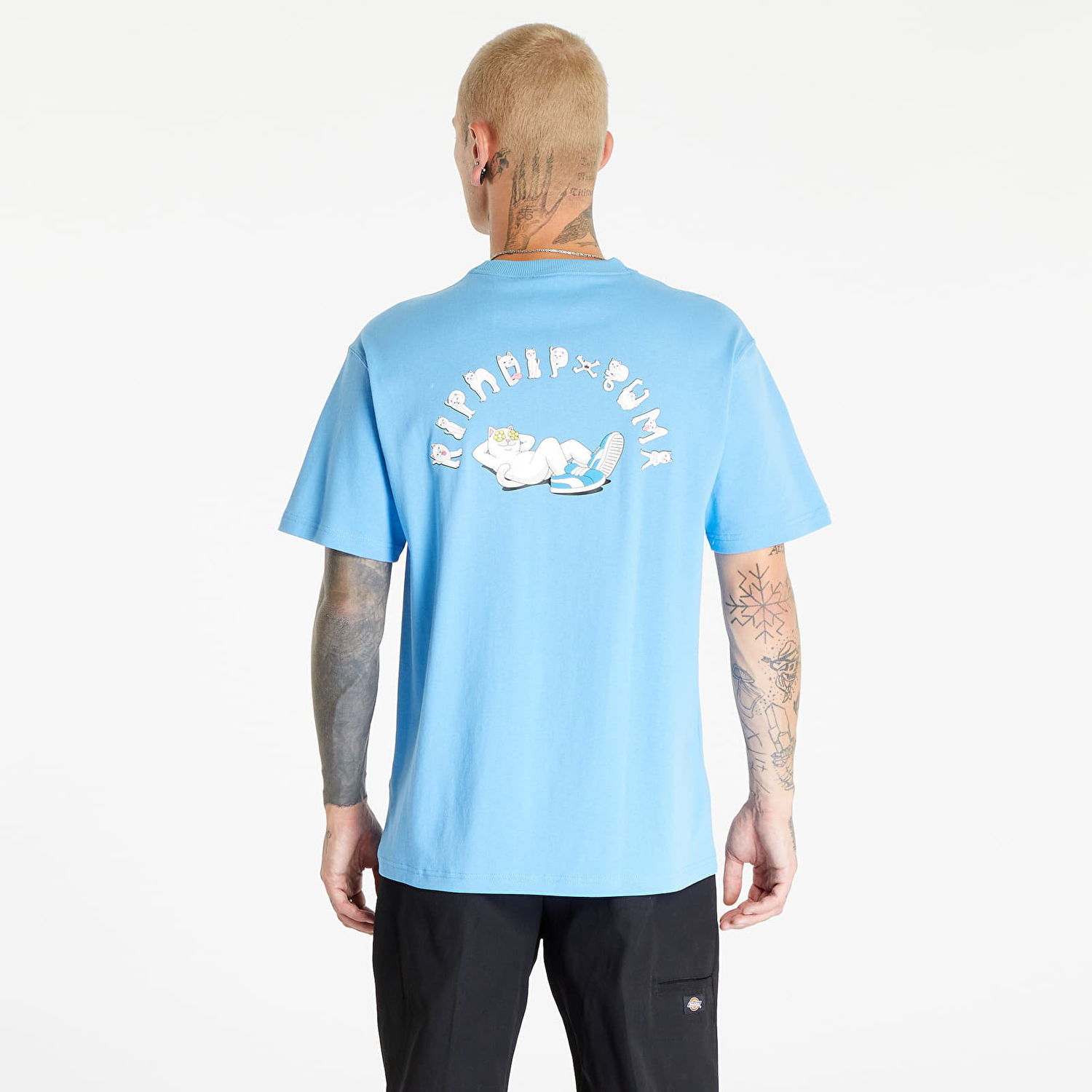 Tričko Puma x RIPNDIP Graphic Tee Tyrkysová | 62219627, 1