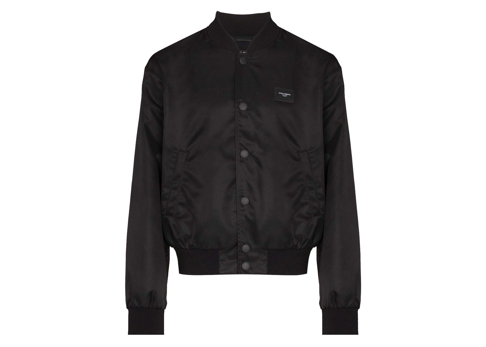 DG Plaque Bomber Jacket Black