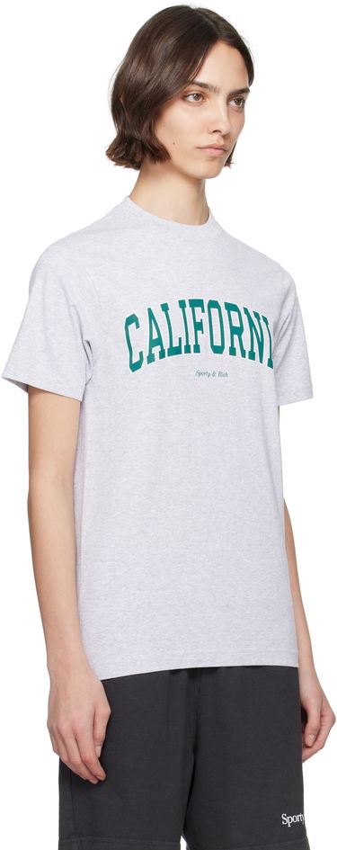 Tričko Sporty & Rich Sporty & Rich 'California' T-Shirt Šedá | TO043622501GY03, 1