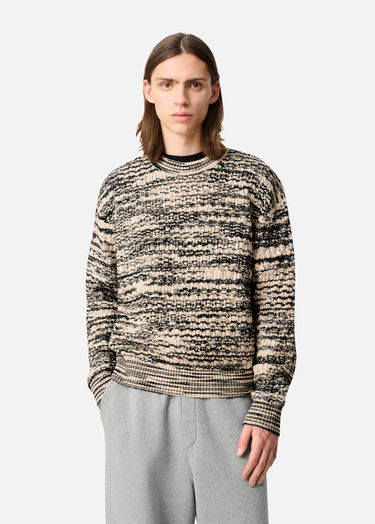 Sveter AXEL ARIGATO Noah Textured Striped Knit Sweater Rôznofarebný | A3296001, 2