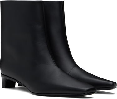 Starostlivosť o obuv Loulou de Saison Loulou de Saison Leather Ankle Boots Čierna | CELINE, 3