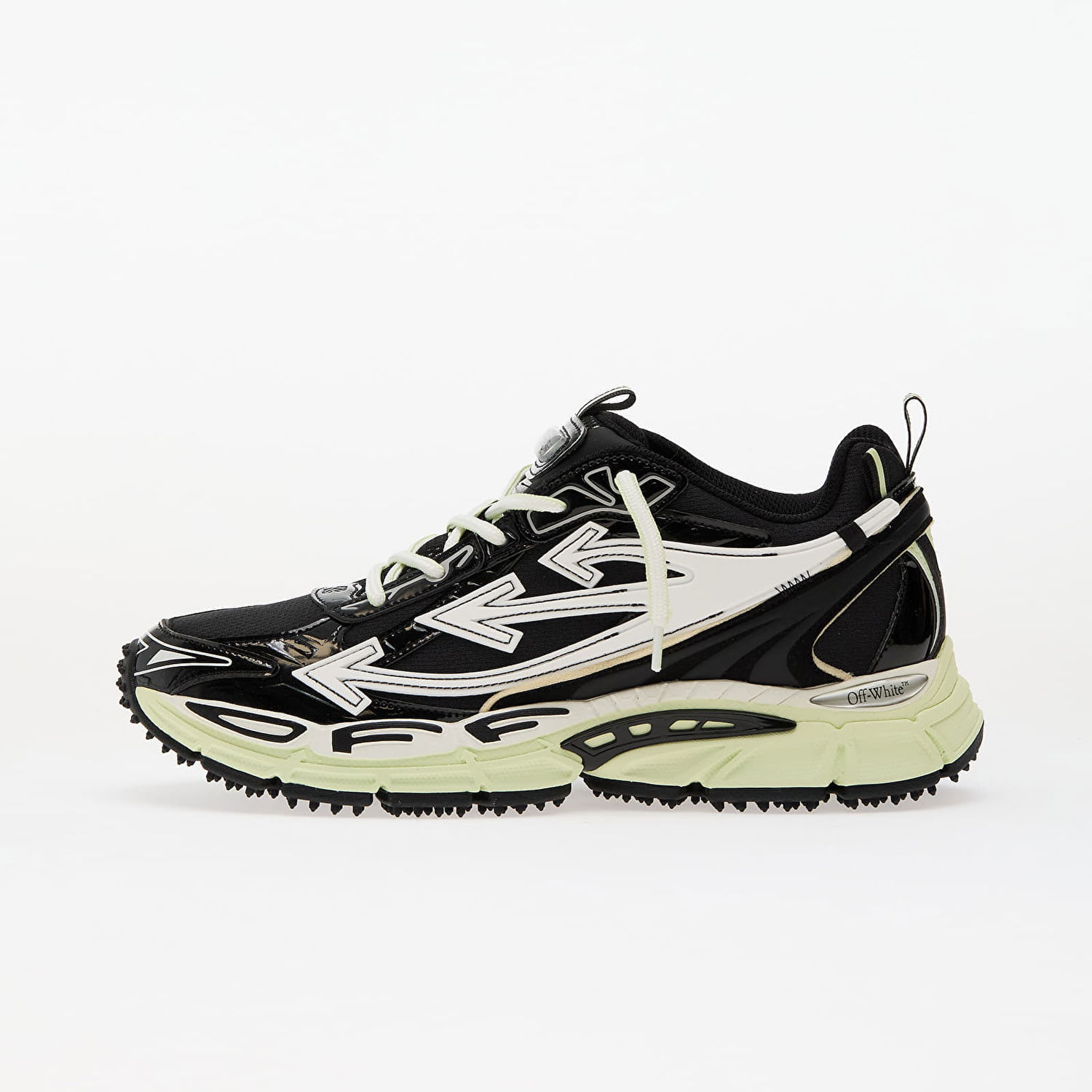 Tenisky a topánky Off-White Ow Be Right Back Black Lime Čierna | OMIA295S25FAB0021014, 0