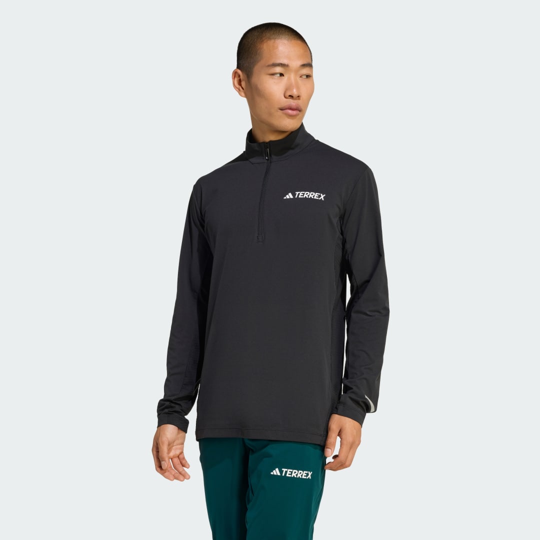 Košeľa adidas Performance Terrex Xperior Half-Zip Longsleeve Top Čierna | JM7074, 0