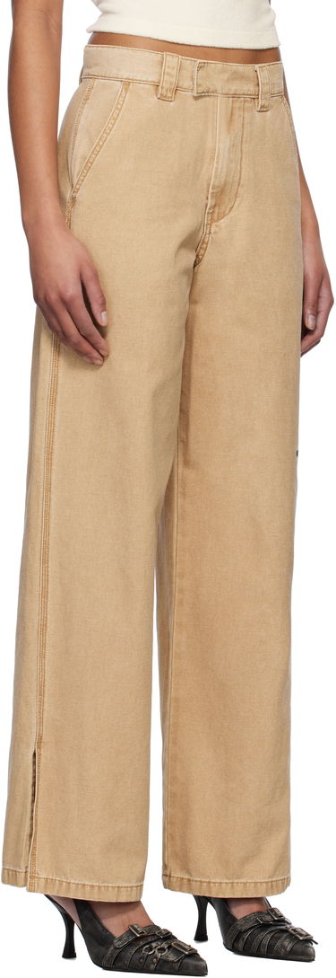 Nohavice We11done We11done Work Trousers Béžová | WD-PT0-25-288-W-BG, 1