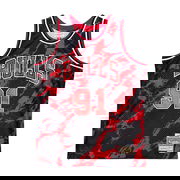 NBA Chicago Bulls Dennis Rodman Team Marble Swingman Jersey