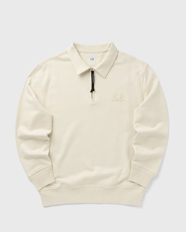 Mikina C.P. Company CP Company Half Zip Polo Sweatshirt Béžová | 19CMSS140A005086W-402, 2