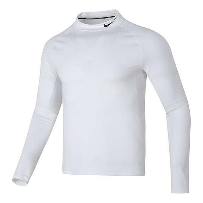 Sveter Nike Pro Dri-FIT Fitness Mock-Neck Long-Sleeve T-Shirt Biela | FB8516-100, 0