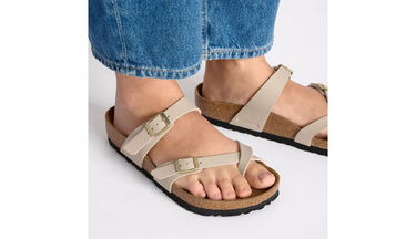 Tenisky a topánky Birkenstock Mayari Birko-Flor Regular Fit Sandal Béžová | 1029811, 6