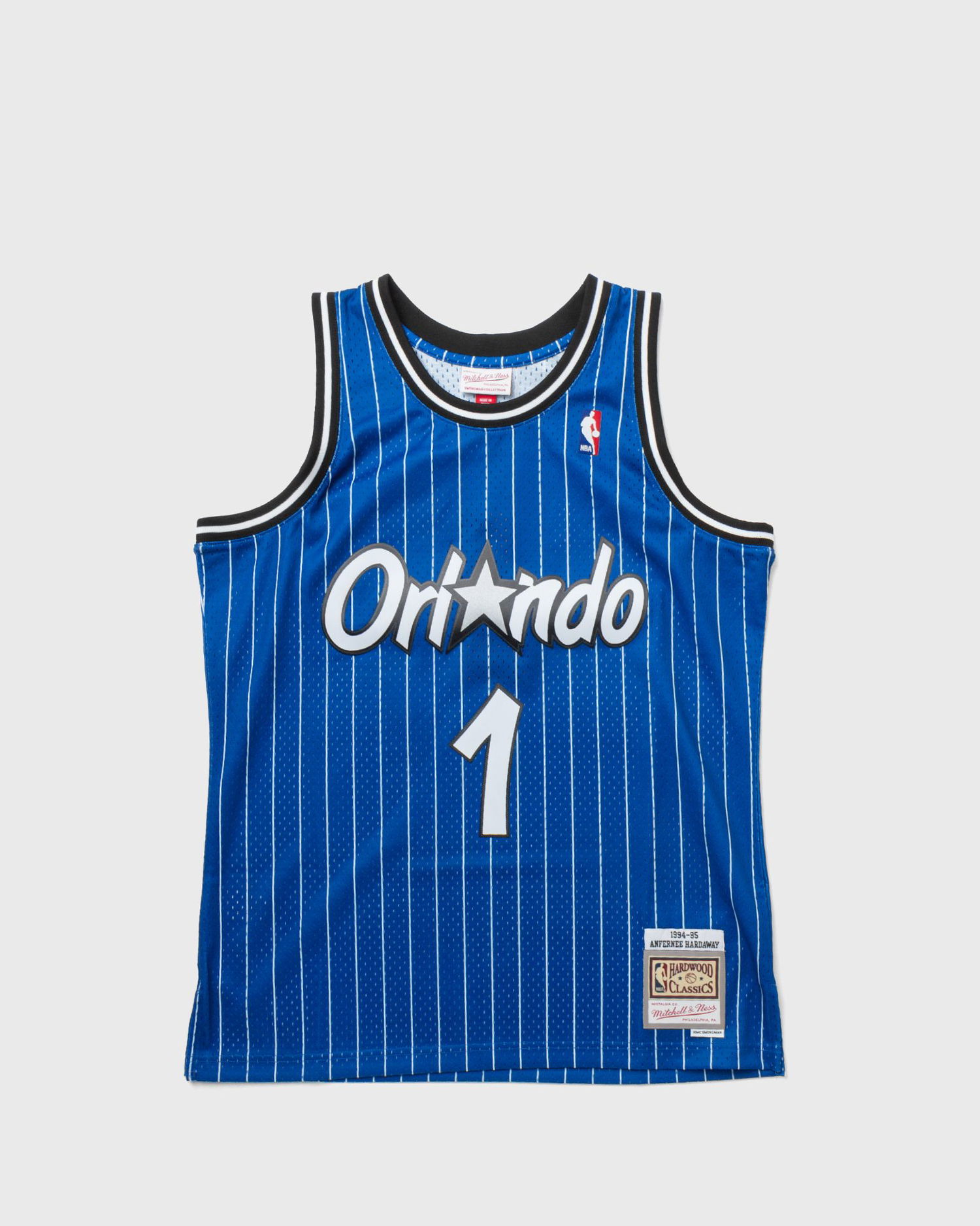 Dres Mitchell & Ness NBA Swingman Jersey Orlando Magic Road 1994-95 Anfernee Hardaway #1 Modrá | SMJYGS18192-OMAROYA94AHA, 0
