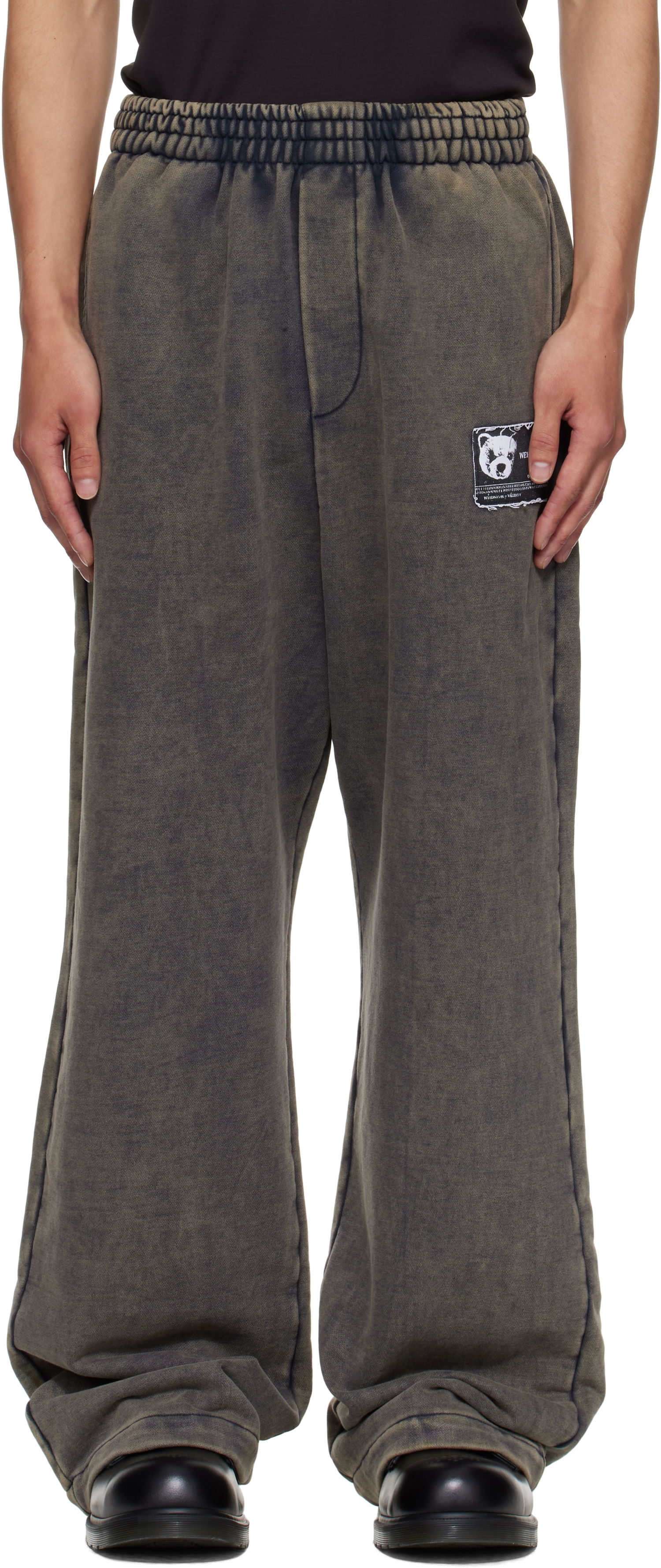 Tepláky We11done We11done Teddy ID Jersey Sweatpants Šedá | WD-TA2-25-707-U-CH, 0