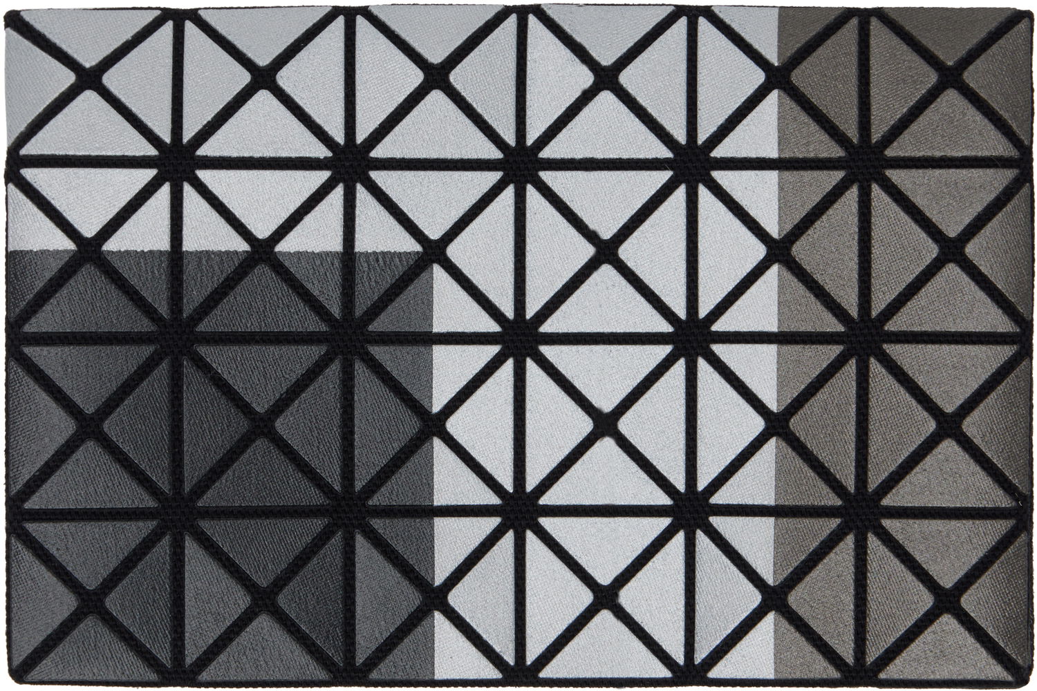 Peňaženka BAO BAO ISSEY MIYAKE Geometric Pattern Oyster Wallet Čierna | BB49AG821, 1