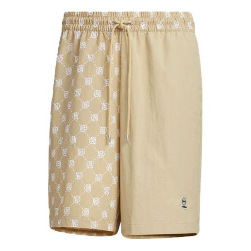 Plavky adidas Originals Neo Pattern Print Casual Shorts Béžová | IB5846
