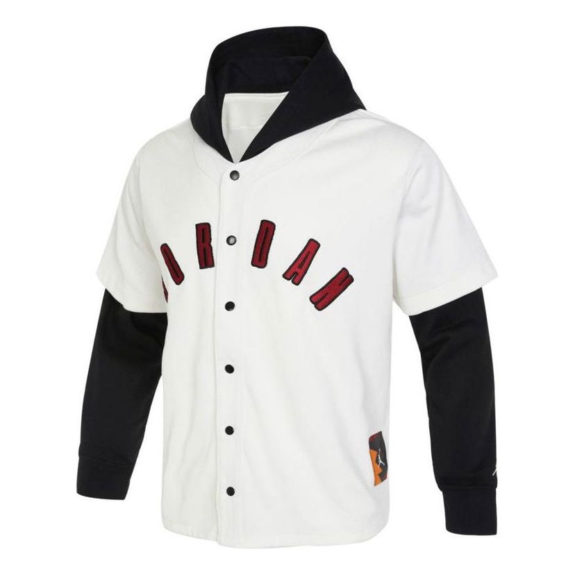 Košeľa Jordan Jordan Flight MVP Men's Baseball Hoodie Biela | FB7035-133