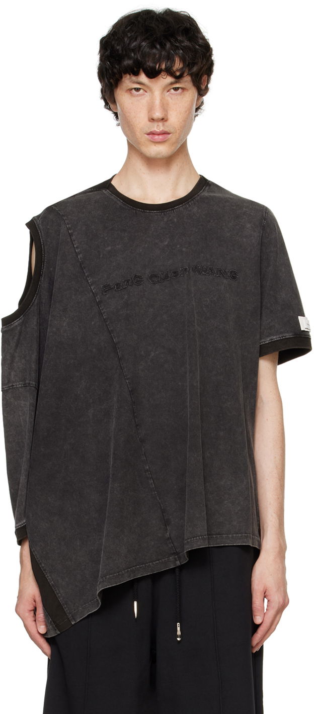 Tričko Feng Chen Wang Feng Chen Wang Deconstructed T-Shirt Čierna | FUF18TS02, 0